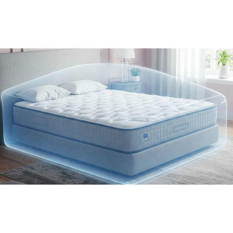 picture of a shield over mattress