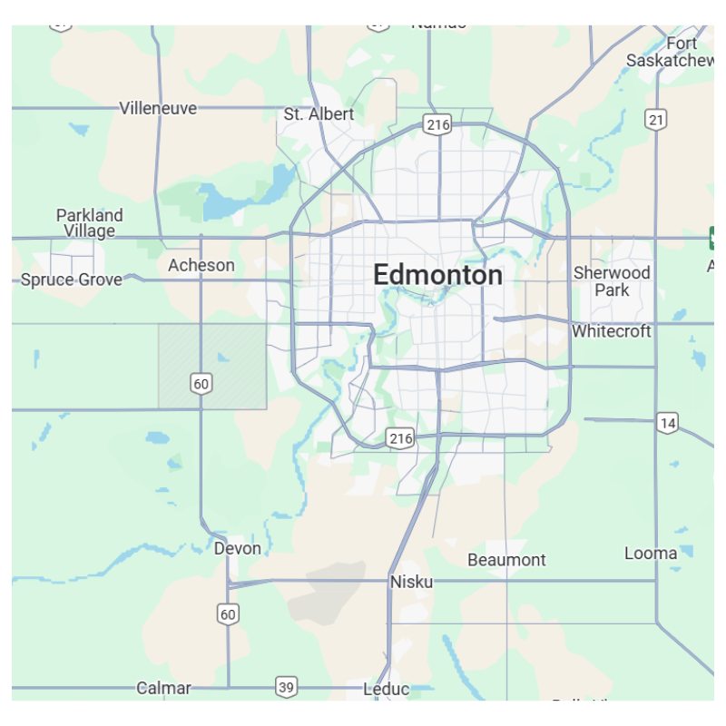 Map of carpet cleaning service areas, Edmonton, St. Albert, Sherwood Park, Spruce Grove Map of carpet cleaning service areas, Edmonton, St. Albert, Sherwood Park, Spruce Grove